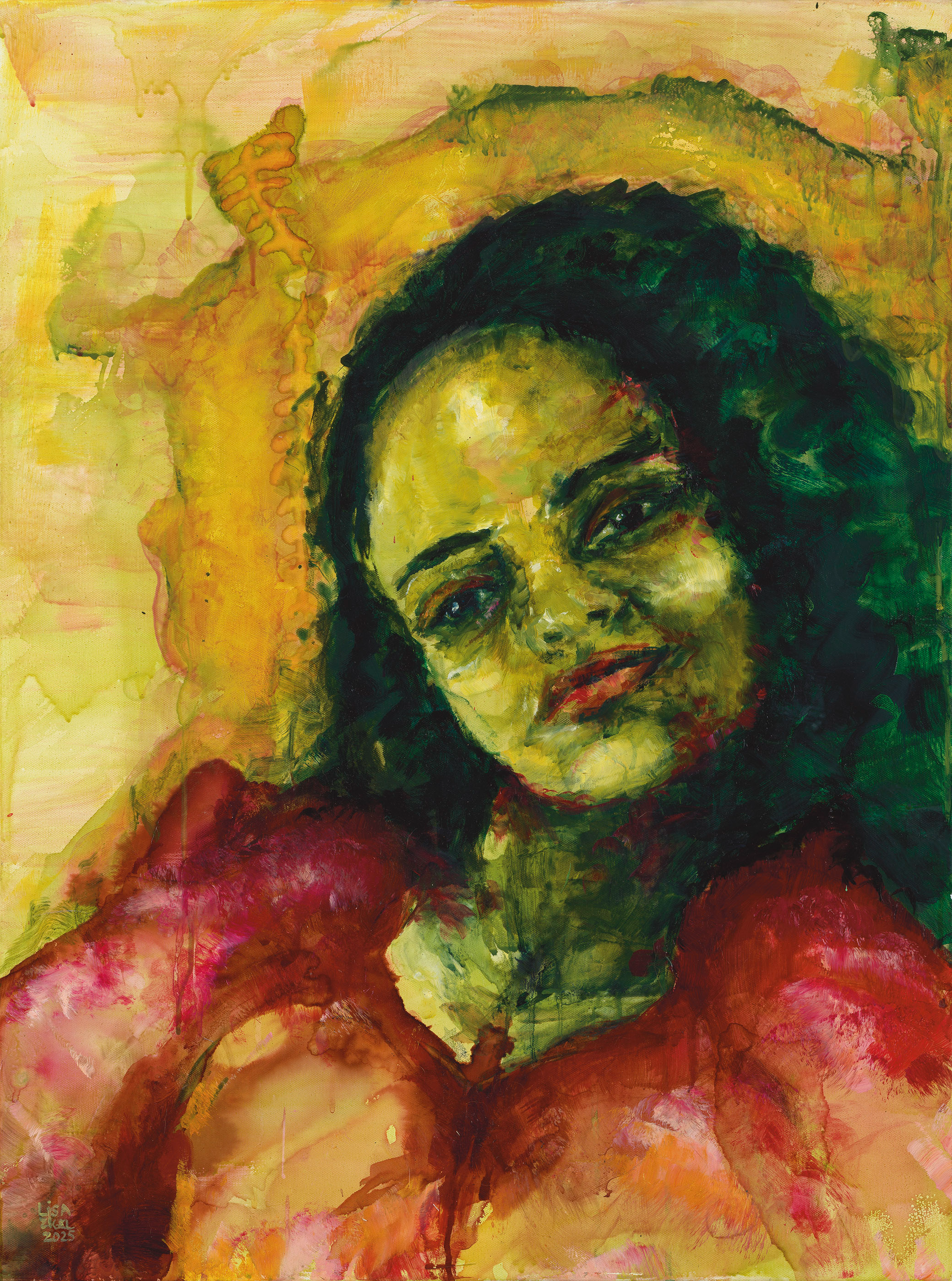 Athalia — mixed technique on canvas
