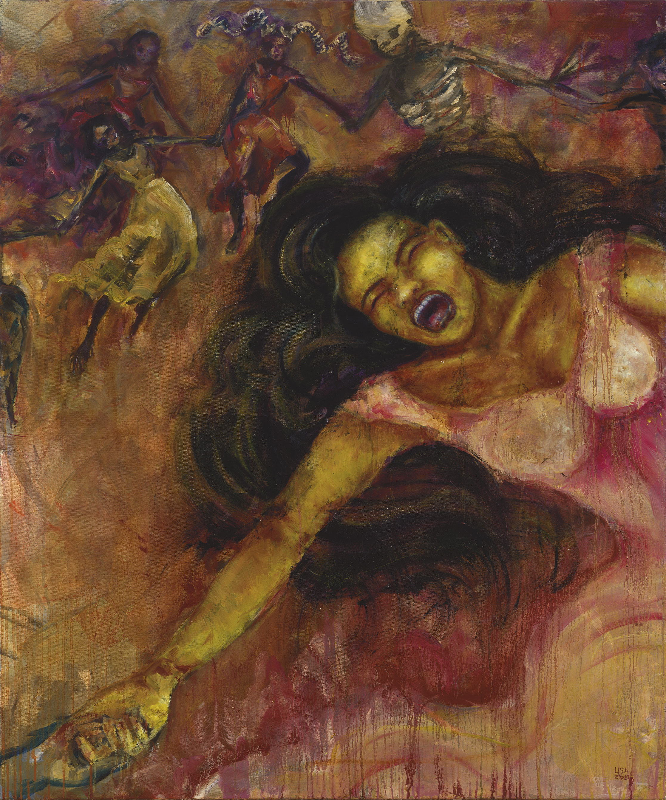Bnot Shilo — mixed technique on canvas