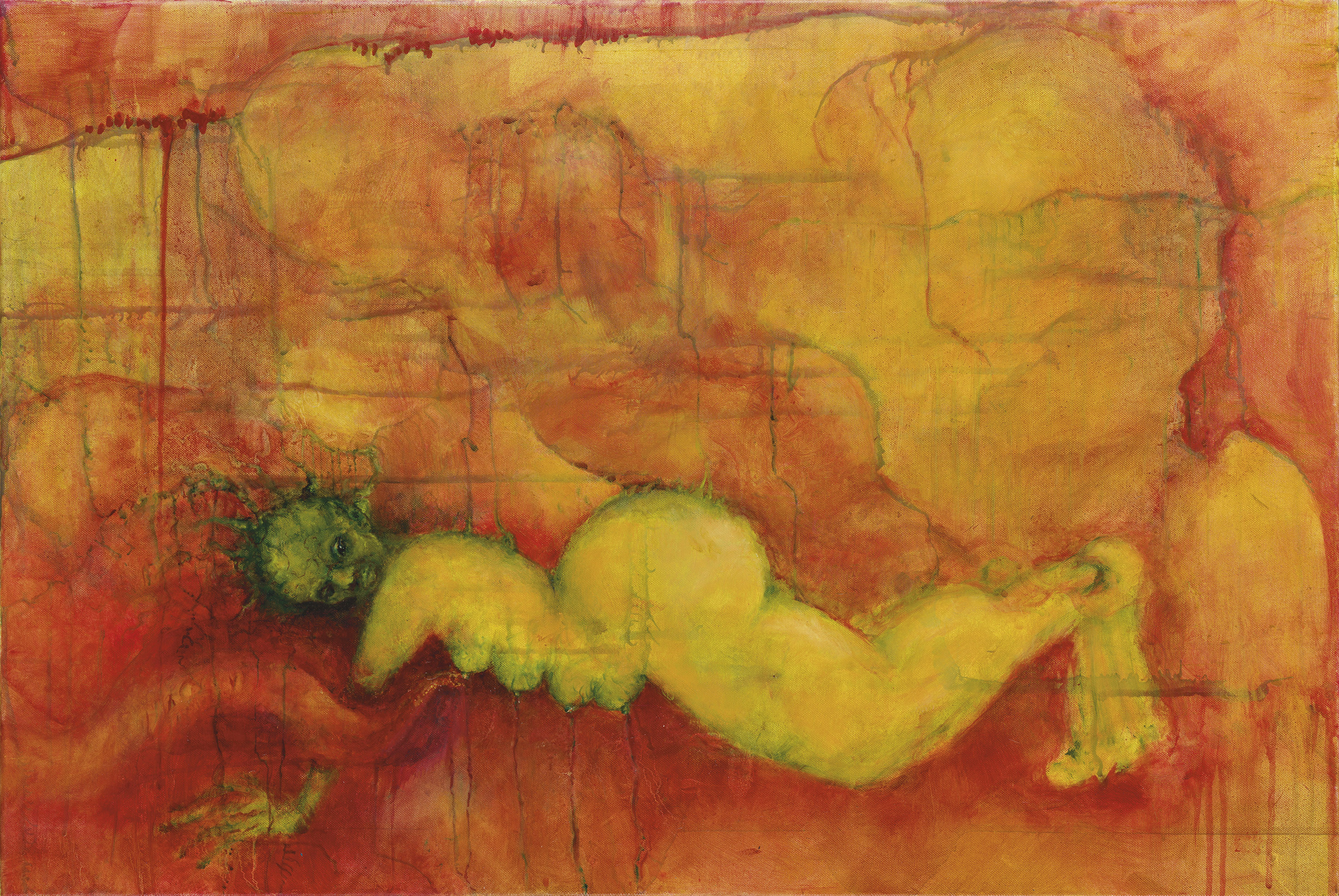Jezebel — mixed technique on canvas