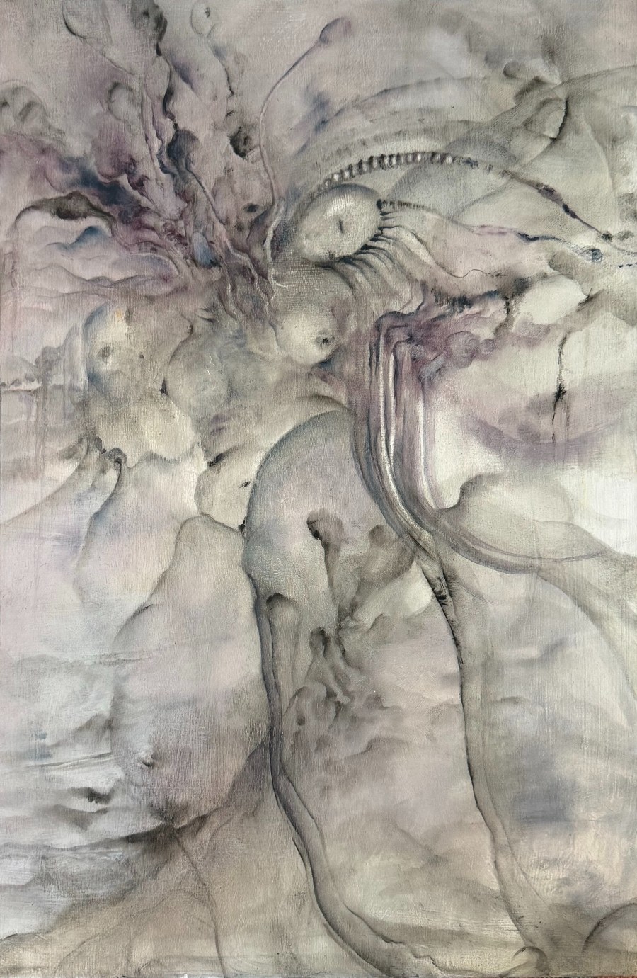 She’ila Bat Iftach, Mountains of Jal’ad — oil on canvas