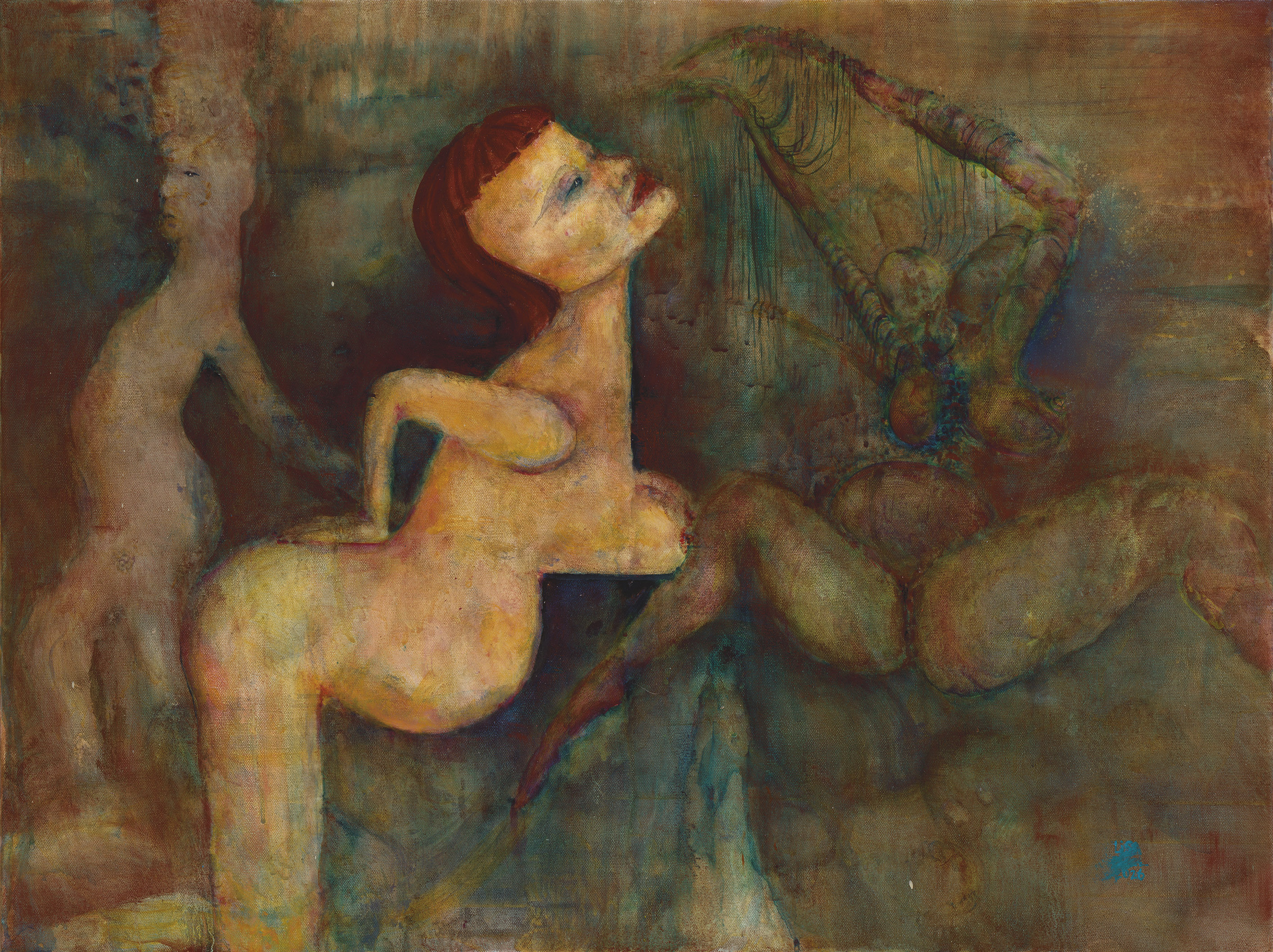 Zuleikha — mixed technique on canvas